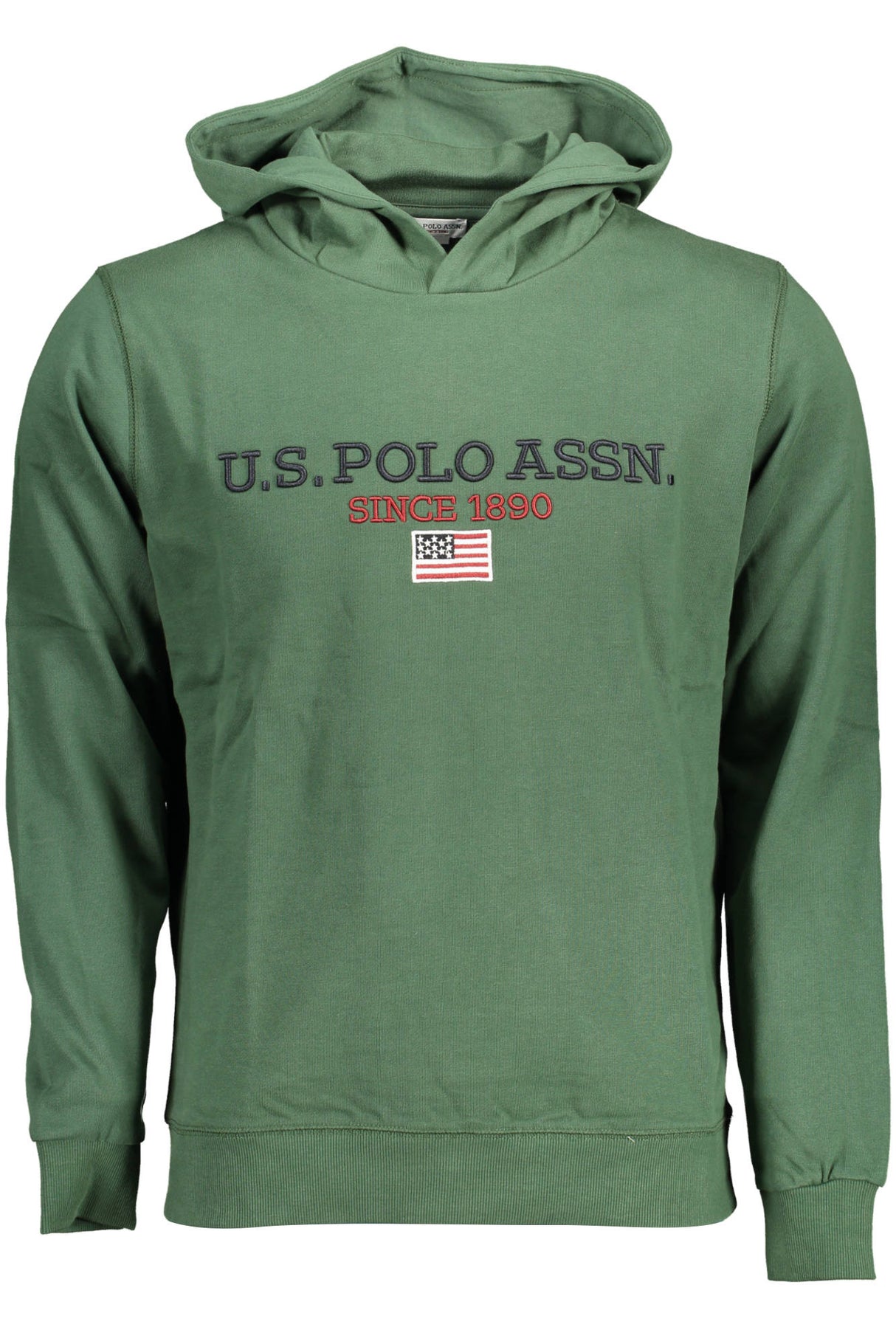 US POLO ASSN. MEN'S GREEN ZIP-UP SWEATSHIRT