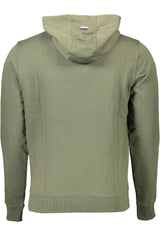 US POLO ASSN. MEN'S GREEN ZIP-UP SWEATSHIRT