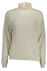 US POLO ASSN. WOMEN'S WHITE TURTLENECK