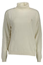 US POLO ASSN. WOMEN'S WHITE TURTLENECK