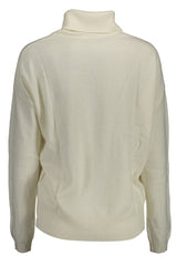 US POLO ASSN. WOMEN'S WHITE TURTLENECK
