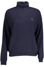 US POLO ASSN. WOMEN'S BLUE TURTLENECK