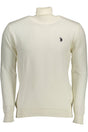 US POLO ASSN. MEN'S WHITE TURTLENECK