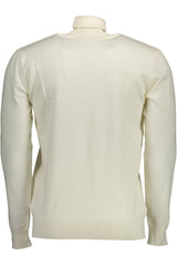 US POLO ASSN. MEN'S WHITE TURTLENECK