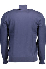 US POLO ASSN. MEN'S BLUE TURTLENECK