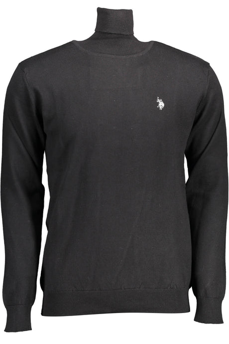 US POLO ASSN. MEN'S BLACK TURTLENECK