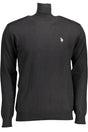 US POLO ASSN. MEN'S BLACK TURTLENECK