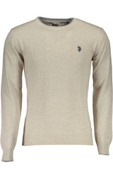 US POLO ASSN. MEN'S BEIGE SWEATER