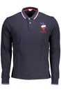 US POLO ASSN. MEN'S LONG-SLEEVED POLO SHIRT, BLUE