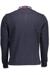 US POLO ASSN. MEN'S LONG-SLEEVED POLO SHIRT, BLUE