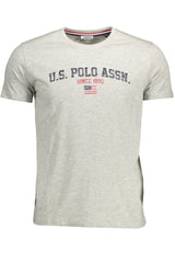 US POLO ASSN. MEN'S SHORT-SLEEVE T-SHIRT, GREY