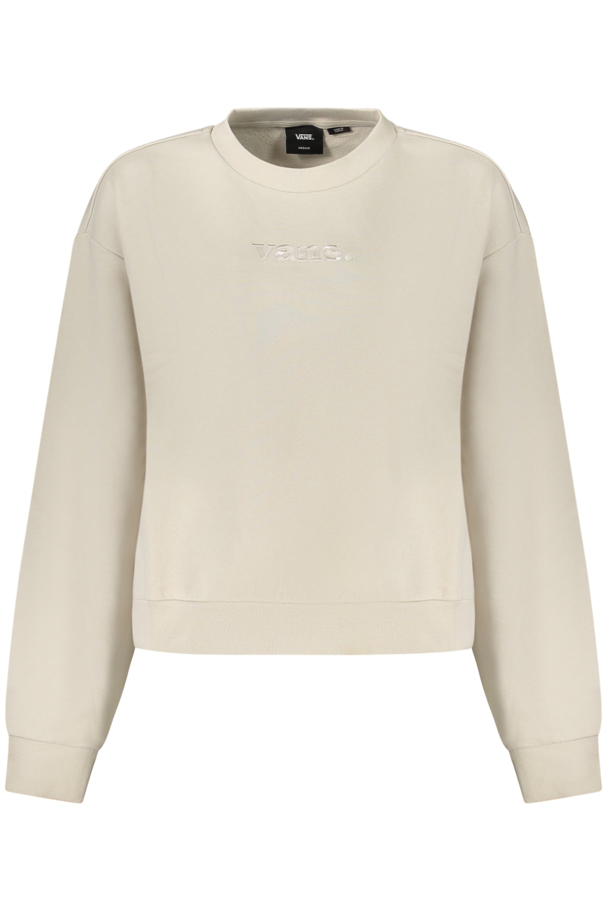 VANS WOMEN'S ZIP-UP SWEATSHIRT IN BEIGE
