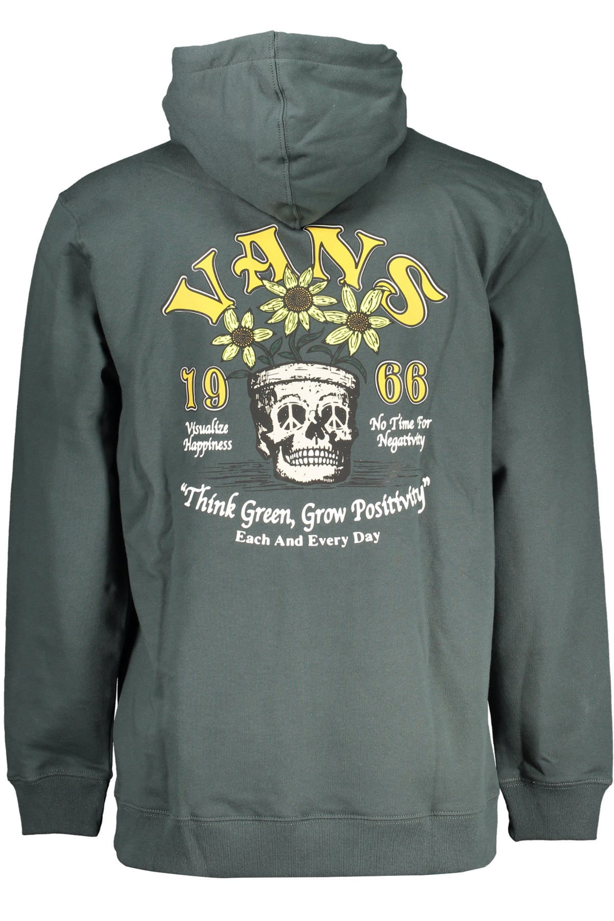 VANS GREEN MEN'S ZIPLESS SWEATSHIRT
