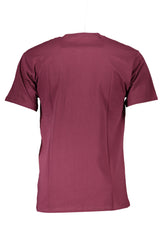 VANS PURPLE MEN'S SHORT SLEEVE T-SHIRT