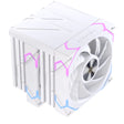 Einarex Gaming Cooling CPU, 6 Copper Heat Pipes, Dual Fans Design VENTUS V300 White