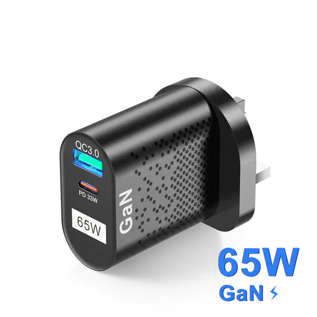 65W Ultra Fast USB Charger