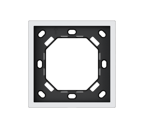 HDL Panel XELENT SERIES Ivory White Panel Frame 1 Gang
