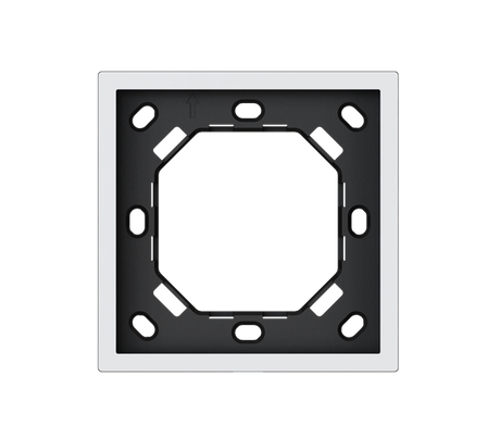 HDL Panel XELENT SERIES Ivory White Panel Frame 1 Gang