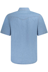 WRANGLER SHORT SLEEVE SHIRT MEN BLUE