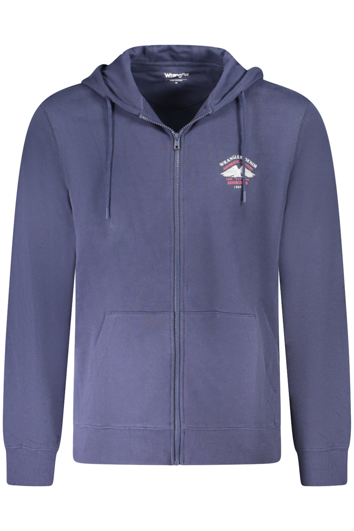 WRANGLER MEN'S ZIP-UP SWEATSHIRT BLUE