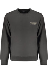 WRANGLER MEN'S BLACK ZIP-UP SWEATSHIRT