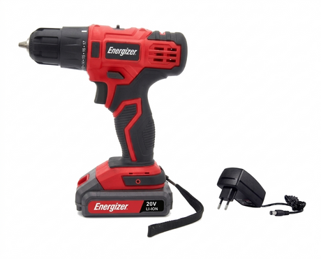 Energizer Power Tool Starter Kit With Cordless Drill /Battery (20V 2A) And Charger