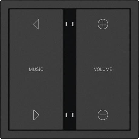 HDL Panel XELENT SERIES Charcoal Grey 4 Buttons (Plastic)
