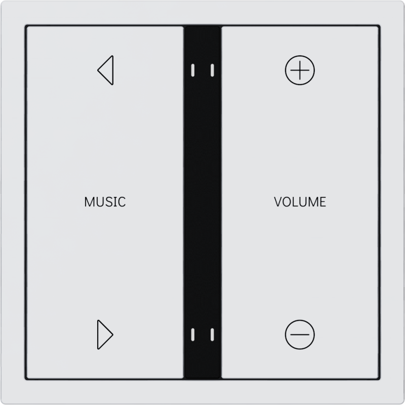 HDL Panel XELENT SERIES Ivory White 4 Buttons (Plastic)