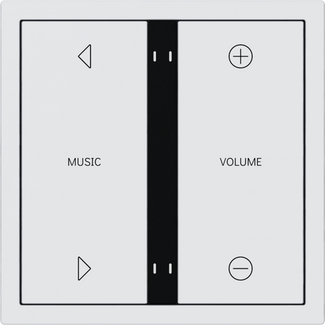 HDL Panel XELENT SERIES Ivory White 4 Buttons (Plastic)