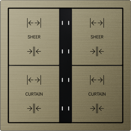 HDL Panel XELENT SERIES Antique Bronze 8 Buttons (Aluminium)