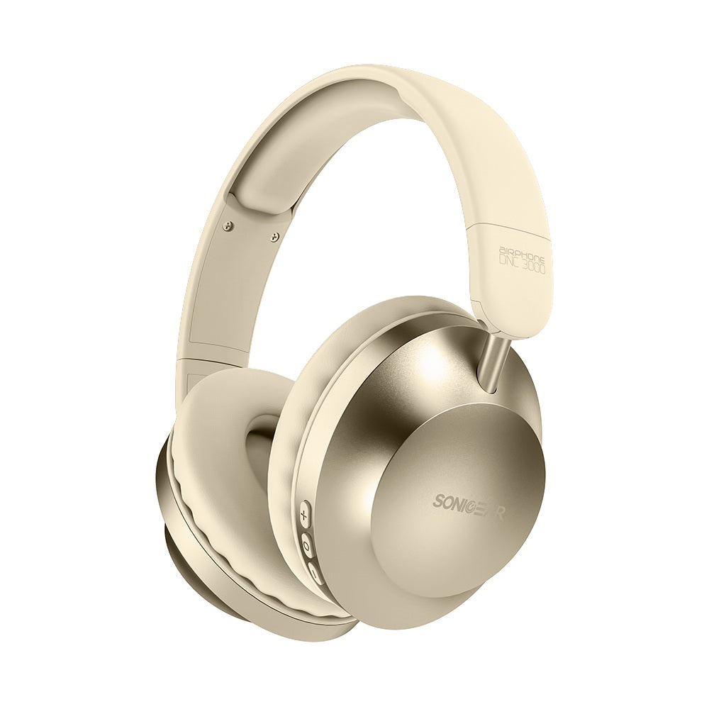 SonicGear Headphones Bluetooth AIRPHONE DNC3000 Champagne Gold