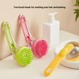 Bath and shampoo massage brush