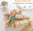 Kids wooden animal handbell puzzle