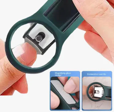 Magnifying nail clippers