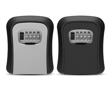 Weatherproof wall-mounted key safe box