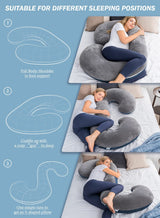 C-Shaped Body Pregnancy Pillow - Atlantic Shopping Mall