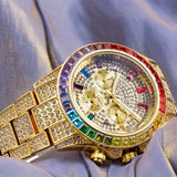 Rainbow Diamond Quartz Watch - Atlantic Shopping Mall