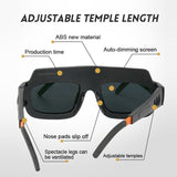 Auto-Darkening Anti-Glare Welding Goggles