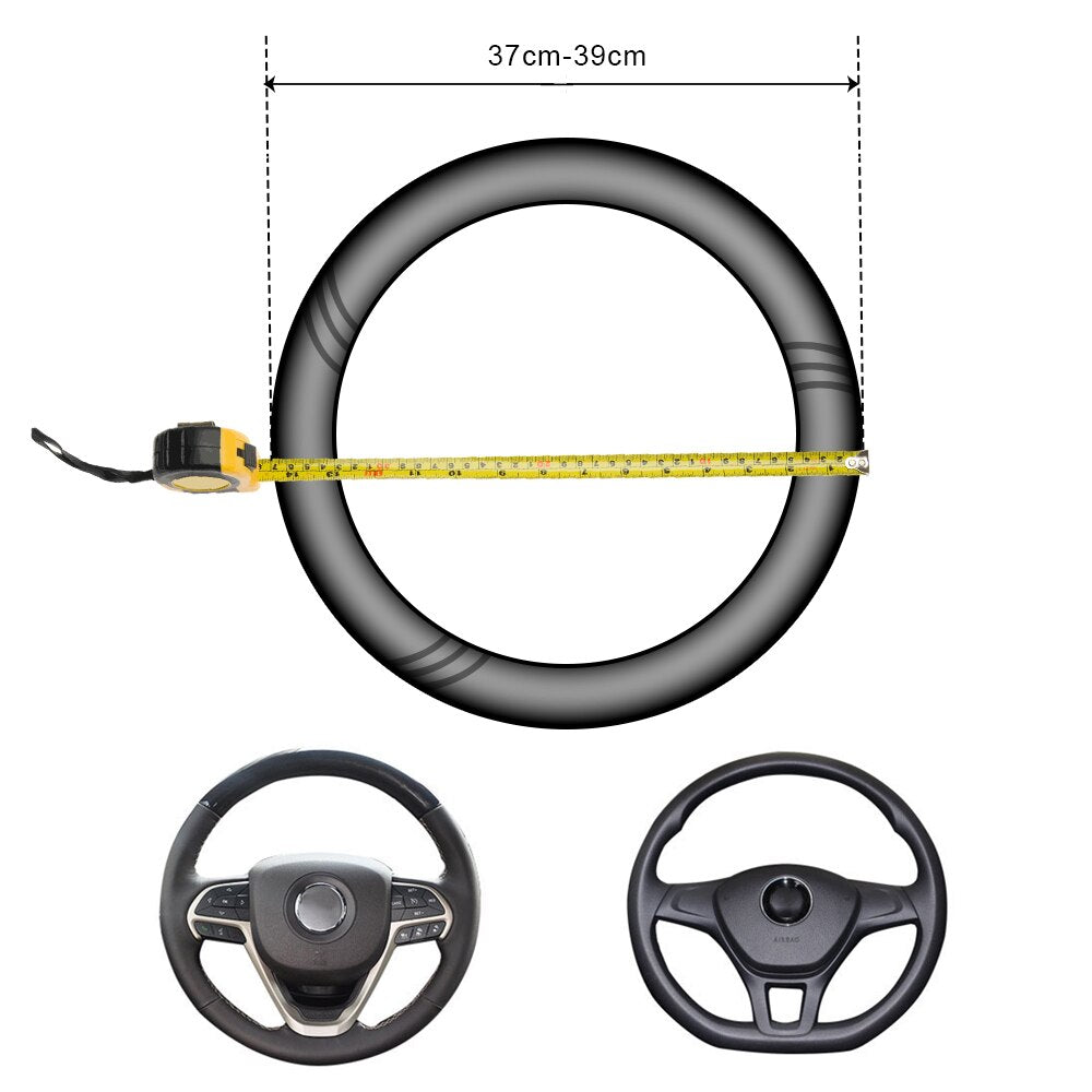 Carbon Fiber Car Steering Wheel Cover - Atlantic Shopping Mall