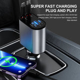 Luxinsly™ Retractable Car Charger - Atlantic Shopping Mall