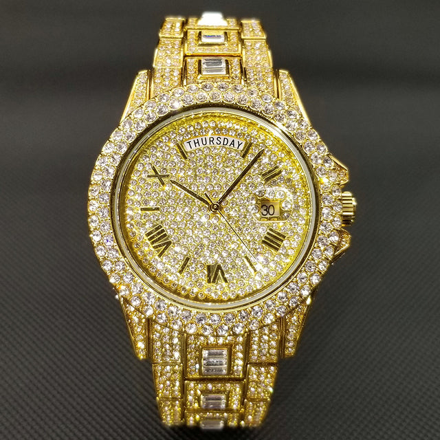 Full Iced Crystal Watch - Atlantic Shopping Mall