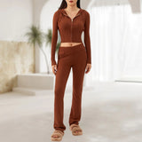 Spring Knitted Women's Two Piece Sets - Atlantic Shopping Mall