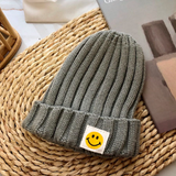 Baby Toddler Ribbed Knit Smile Face - Atlantic Shopping Mall