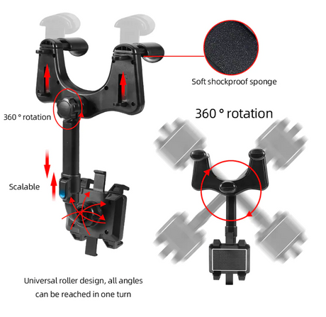 Rotatable Phone Car Holder - Atlantic Shopping Mall