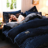 Corduroy Velvet Bedding Set - Atlantic Shopping Mall