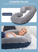 C-Shaped Body Pregnancy Pillow - Atlantic Shopping Mall