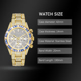 Luxury Gold Waterproof Stainless Steel Watch - Atlantic Shopping Mall