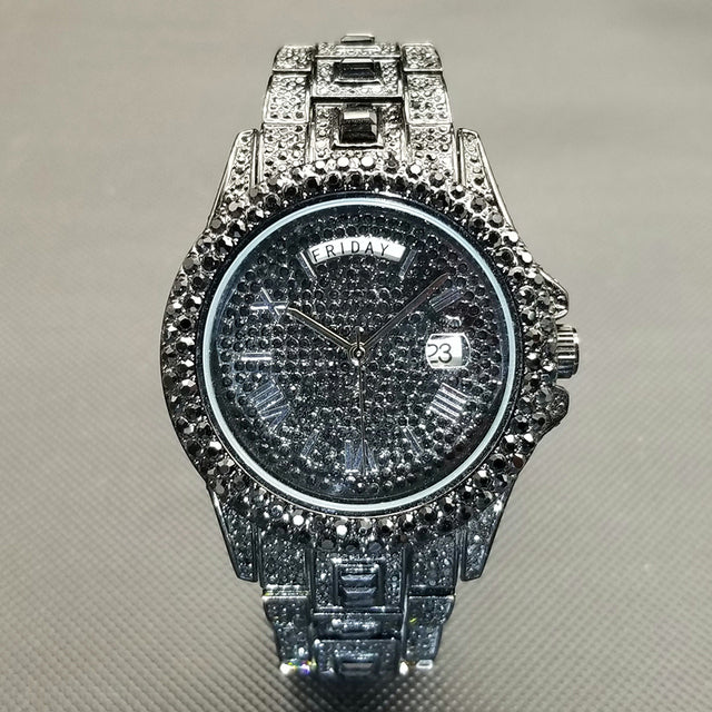 Full Iced Crystal Watch - Atlantic Shopping Mall