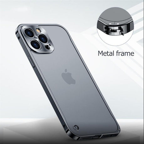 Schutzhülle mit galvanisiertem Metallrahmen für das iPhone