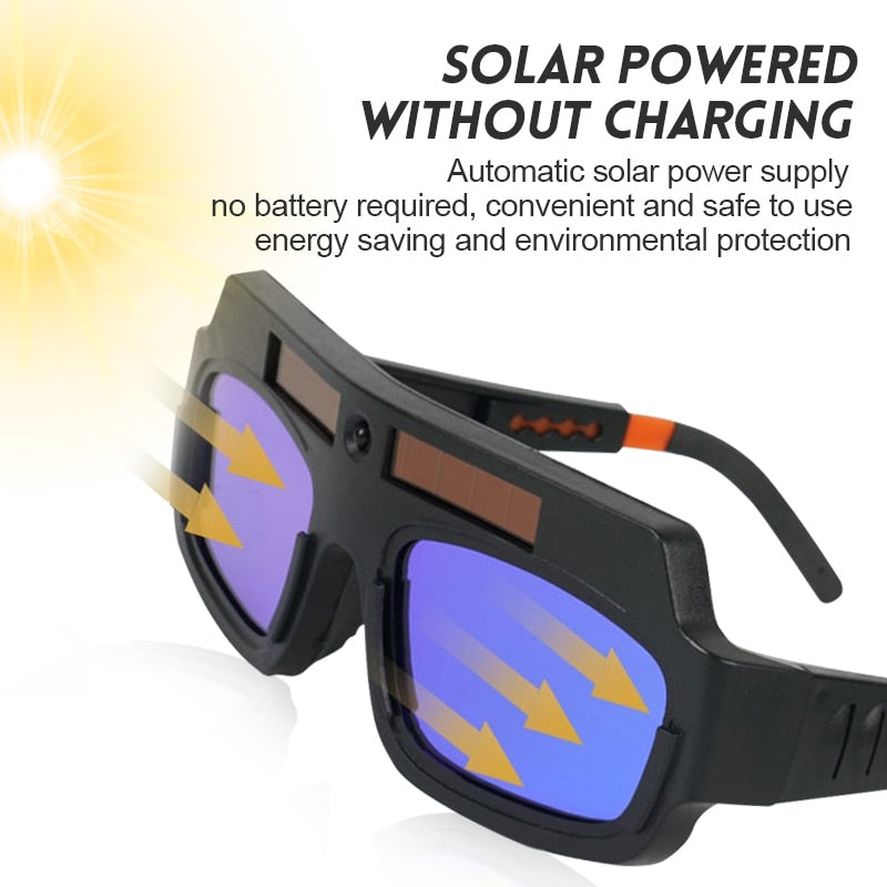 Auto-Darkening Anti-Glare Welding Goggles